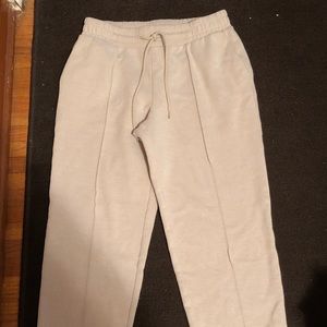 A new day Beige Drawstring Cropped Pants